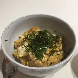 甘くないよ　ささみの親子丼♬